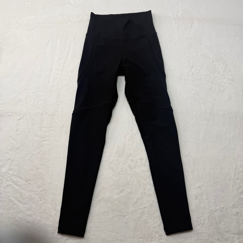 925‎ Fit Black Athletic Leggings Style 152 Size S